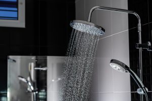 Modern low flow shower head to improve home value